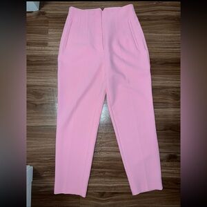 Zara Pink Cropped Women's Pants